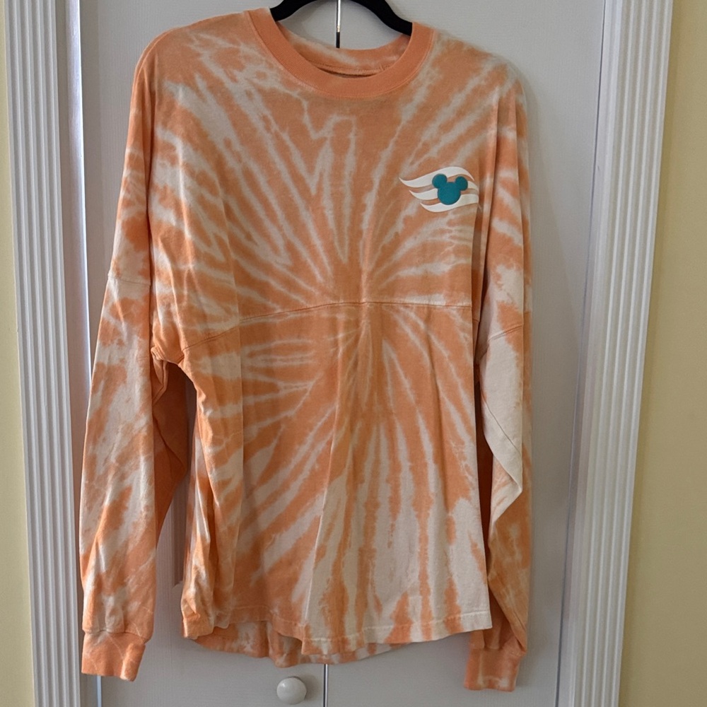 Disney Orange Tie-Dye Sweater